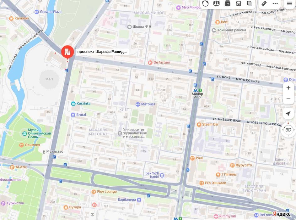 Сдам помещение 482.5м2 под шоу рум на Ц-5, Минор, ул Осиё и Нурафшон