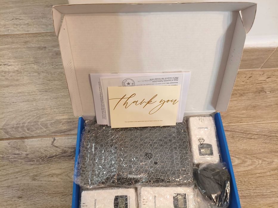 Stație meteo wirelesscu 3 senzori, prognoză meteo, ceas DCF, nouă