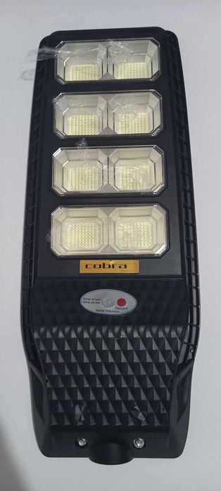 МОЩНА улична соларна лампа Cobra  Кобра 600W, 900W, 1200W, 1500W