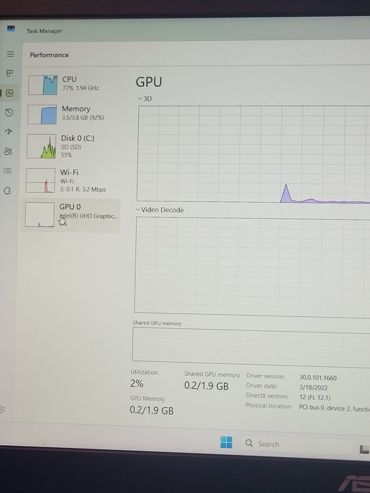 Laptop Asus notebook