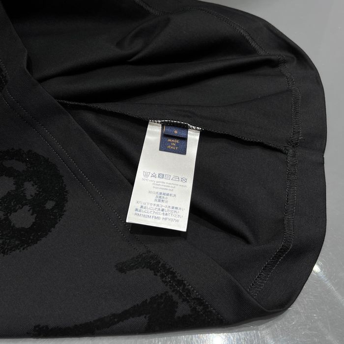 Tricou Louis Vuitton Black Velvet Logo