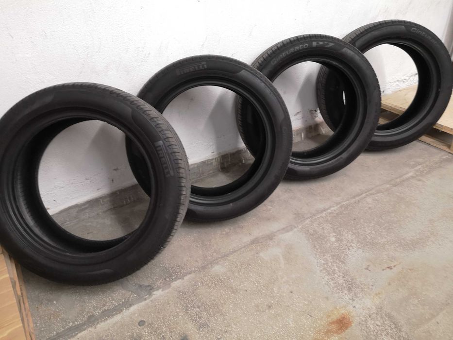 гуми пирели чинтурато п7  4бр 400лв  245 50 19 run flat