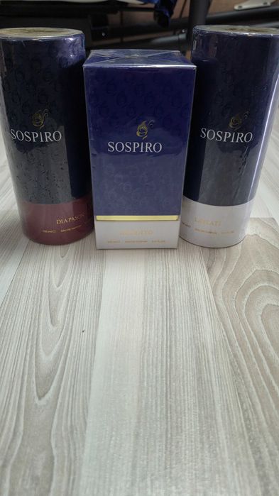 Set 3 x parfum Sospiro Laylati, Accento, Diapason, noi, 100 ml