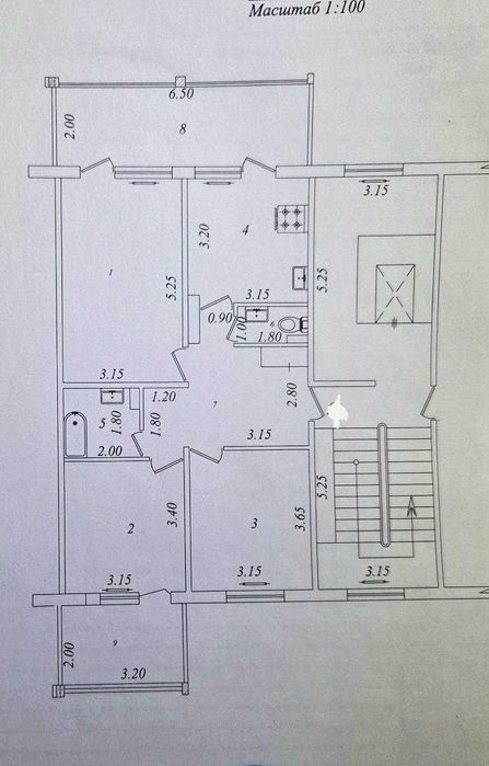 СРОЧНО Продается 3 комнатная 85 м2  Карасу-6 без ремонта 2 этаж