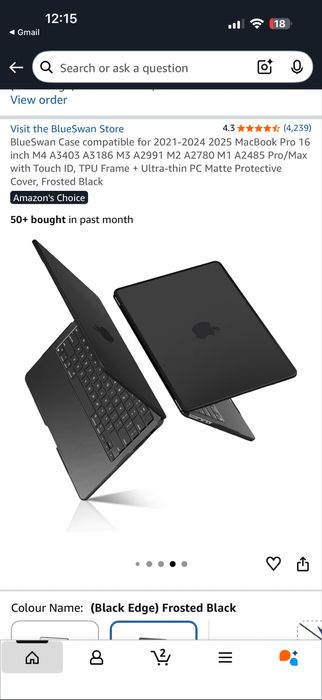 Твърд калъф Spigen Urban Fit за MacBook Pro 16" 2021-2025 + Подарък
