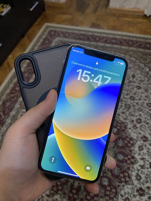 Айфон X 64gb 75% Не вскрывался