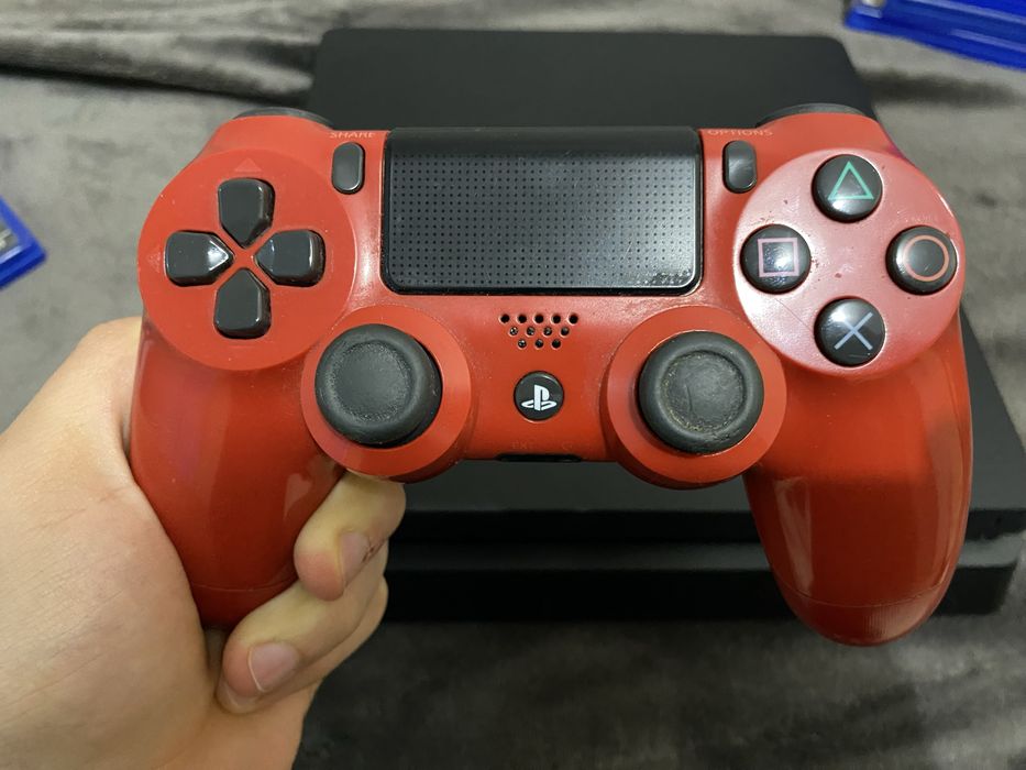 PS4 Slim 500gb + 1 джойстик + диск на выбор слим