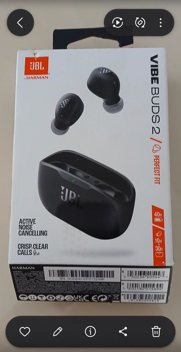 Casti JBL noi la cutie