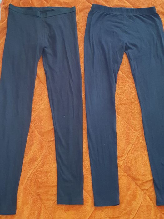 Ocazie 4 perechi pantalon , 2 eleganti si 2 colanti fata 8-9 ani