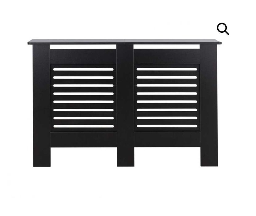 Декоративен корпус за радиатор в бяло и черно - размер 112/82 и 171/82