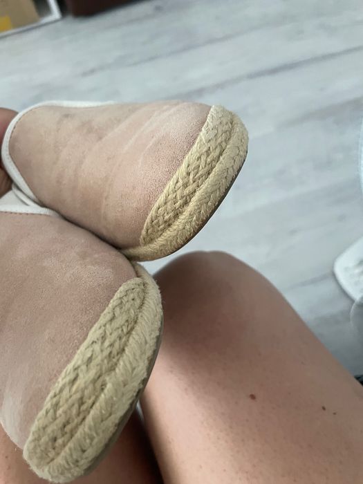 Espadrile roz prafuit 37