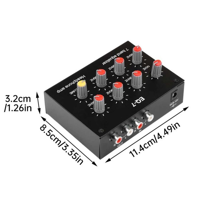 EQ-7 стерео 7-полосный эквалайзер НОВЫЙ