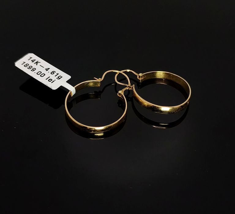 Bijuteria Royal cercei din aur 14k 4.61 gr