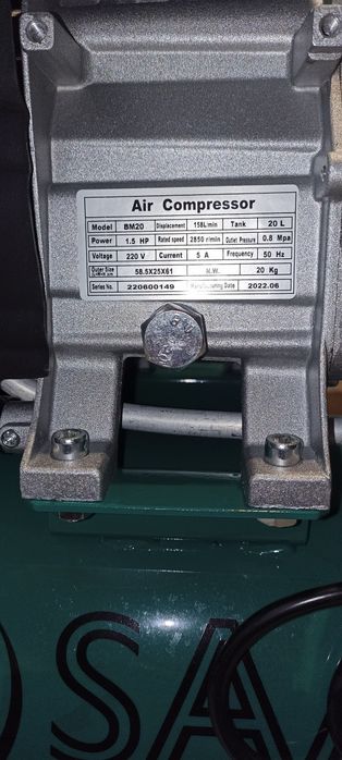 Компрессор масляный "SAAB" BM 20 Литр