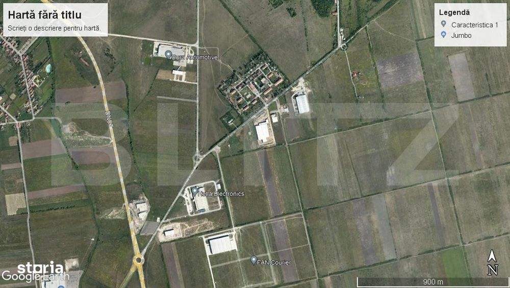 Teren cu suprafata de 2,6 ha, zona Aeroport