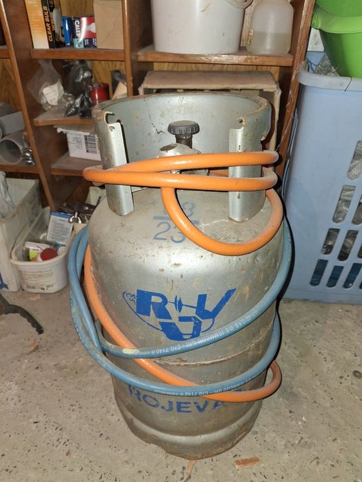 Butelie Gaz cu guler si regulator