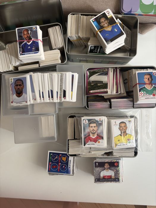 Panini стикери на бройка от различни години
