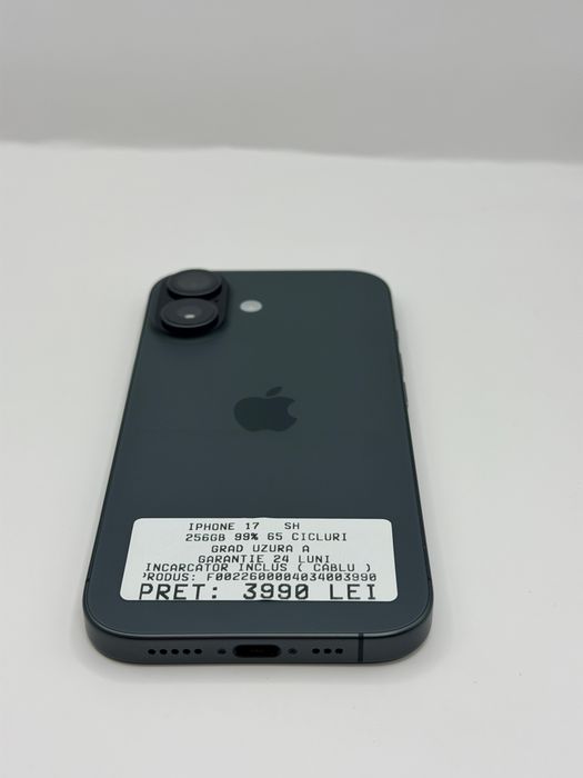 Iphone 17 256GB 99% Garantie Rate BuyBack - iphonezone.ro