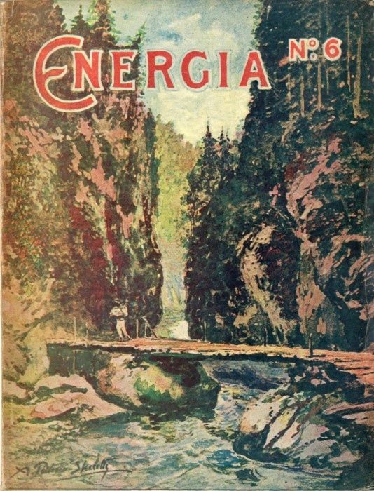 Revista ENERGIA Ing Dimitrie Leonida Numerele 1-10 1920 - Dedicatie DR. GHEORGHE FACAOARU (Sociolog/Gusti)