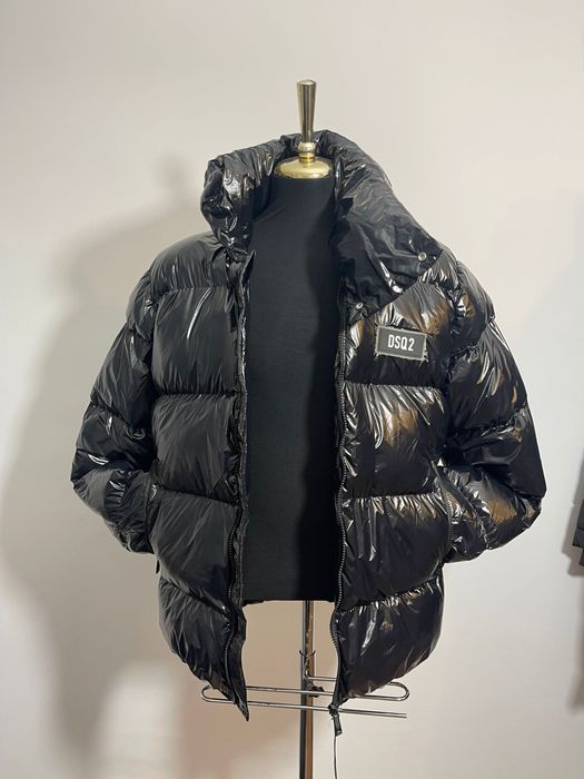 Geaca DSQ2 barbati lucioasa