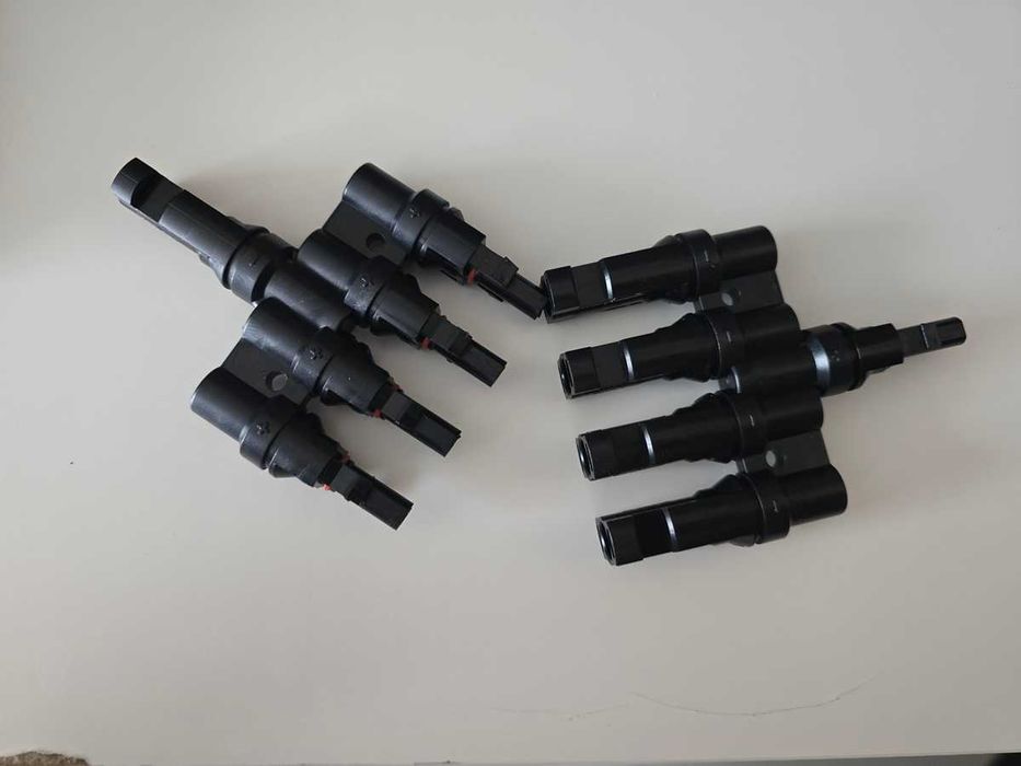 Комплект PV соларен конектор T4 съвместим Mc4 соларен кабел, 1-4