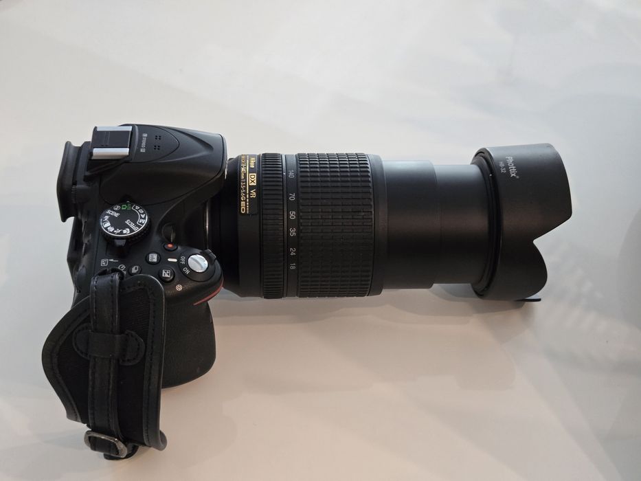 Set Complet Nikon D5200 - Obiectiv Versatil 18-140mm + Fix 50mm f/1.8 + Filtru Hoya + Geantă Lowepro