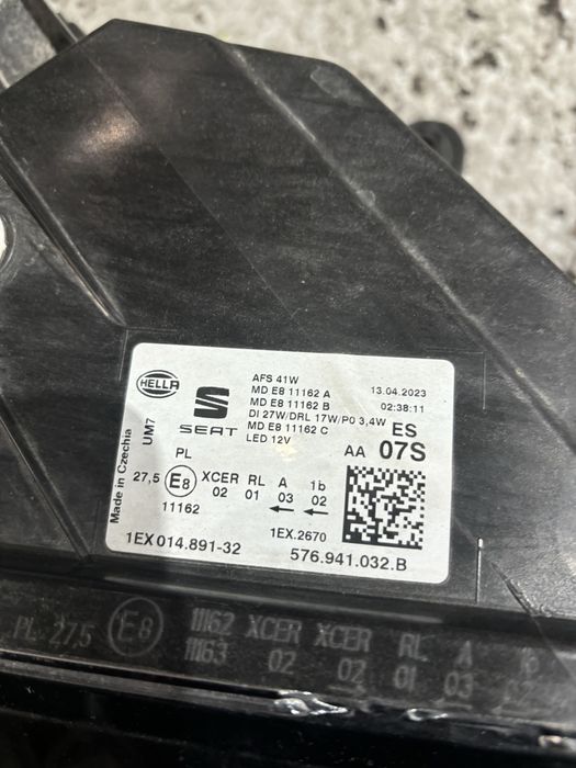 Far Dreapta Full Led Seat Ateca 2020 - 2023