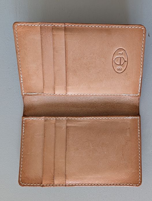 Portofel piele - lucrat manual