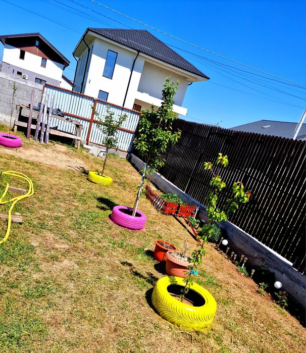 Vând Teren +fundație-Comuna Berceni- Primăveri-Kogălniceanu