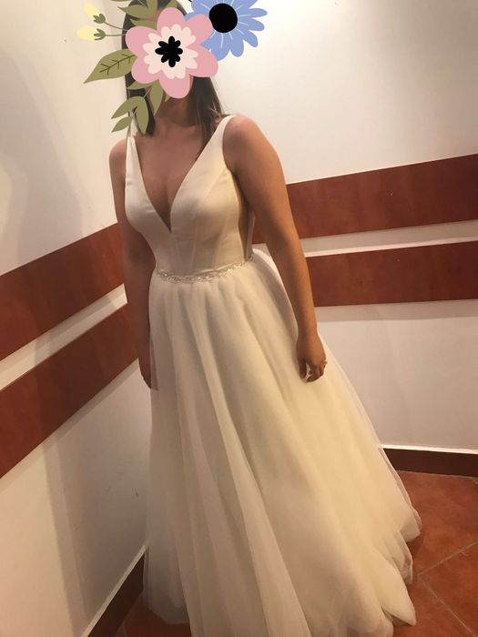 Rochie de mireasa simpla, Altesse Bridal, marime 40