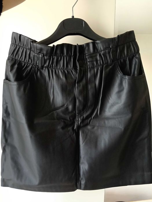 Fustă piele ecologica