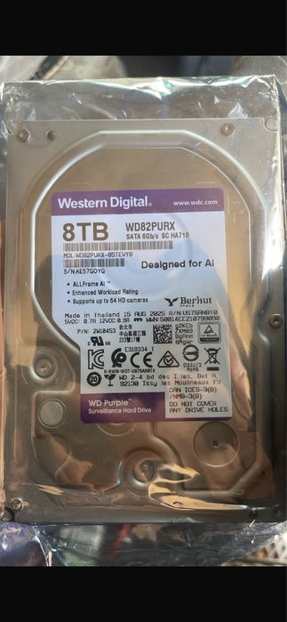 Western Digital® 8TB Made in Thailand 15 AUG 2025