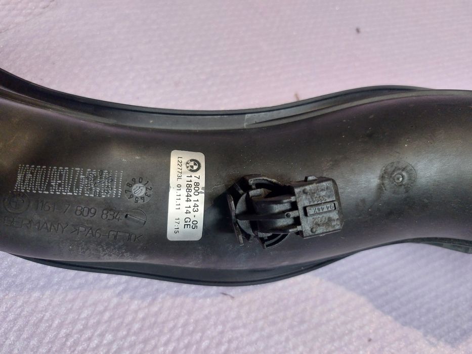 Furtun turbo intercooler motor N57 3.0 D BMW E90 E91 E92 Cod 7800143