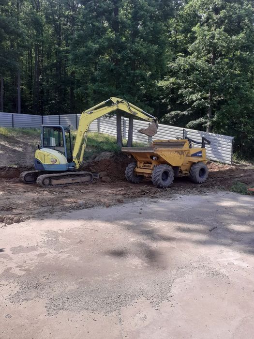 Închiriez miniexcavator bobcat excavator sapatura șanțuri fundatie
