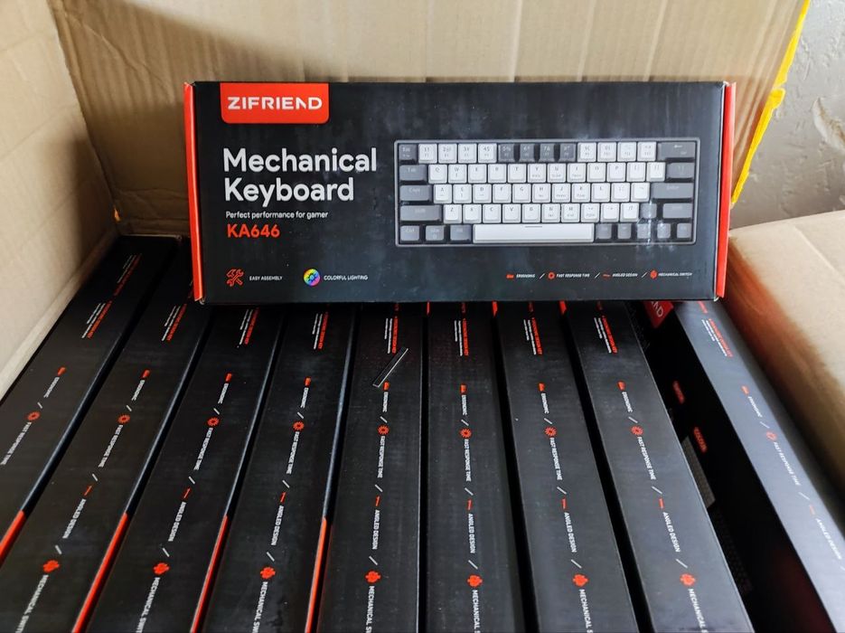 Игровые механические клавиатуры Zifrend ka646
Красный свечи 
Цена 30$