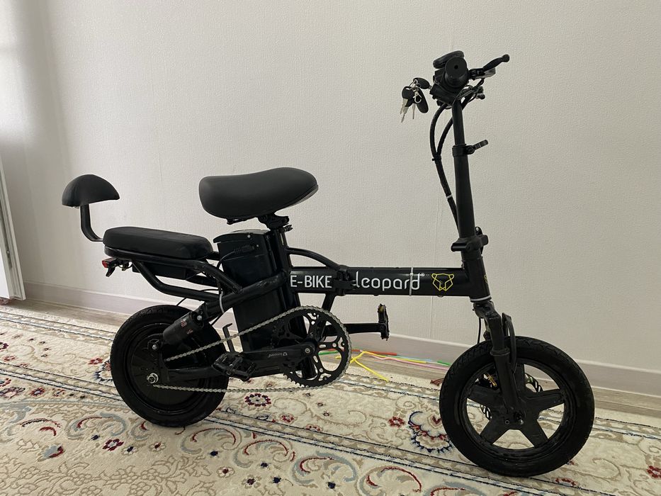 Электровелосипед Leopard (E-bike) куреъер бокс
