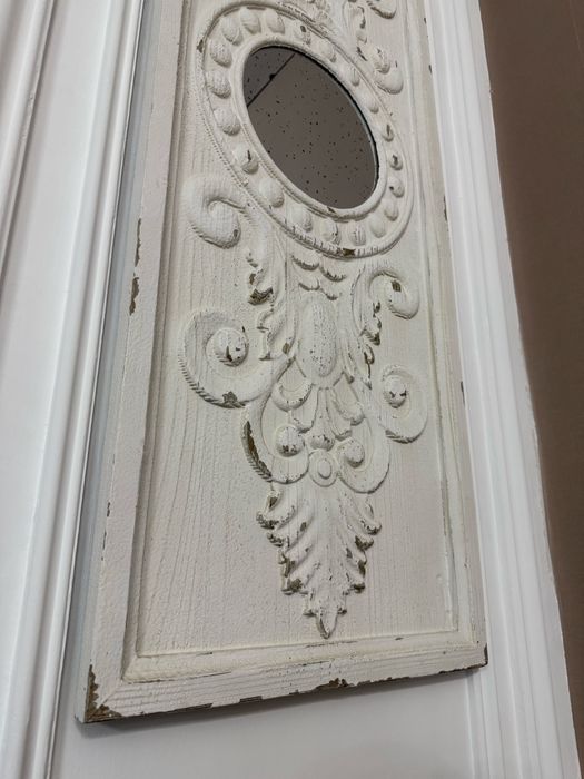 Настенное декор с круглым зеркалом