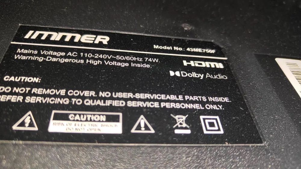 Телевизор Immer 43ME750F,43 дюйма (109 см)