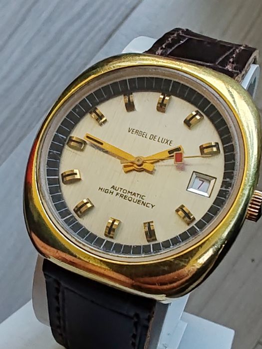 Ceas Verbel De Luxe Automatic Hight Frequency 36x38 mm-Funcționează Excelent!