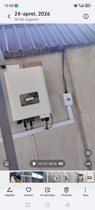 Quyosh panel elektr toki sistemasi
