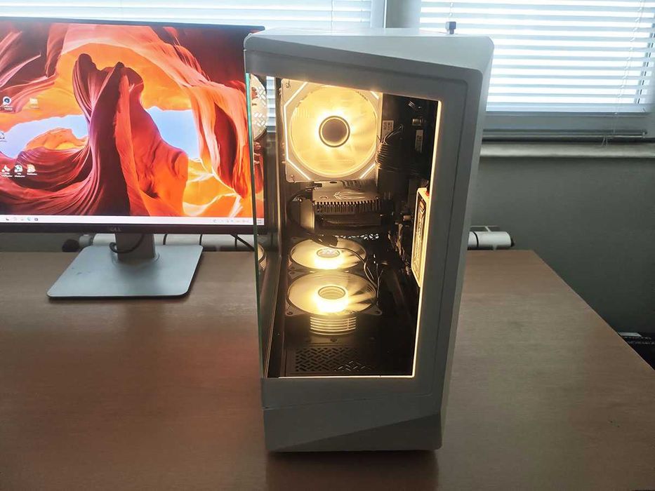 Геймърски компютър, Rtx 3060Ti, Ryzen 5500, 32gb Ram, 960Gb SSD