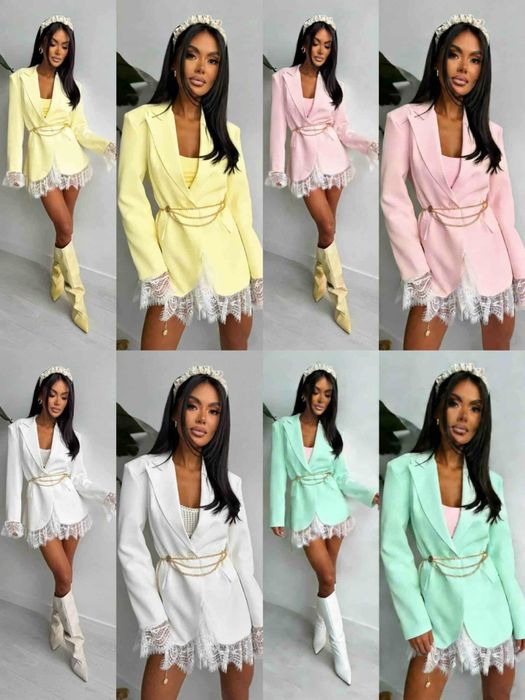 Ново дамско сако с дантела