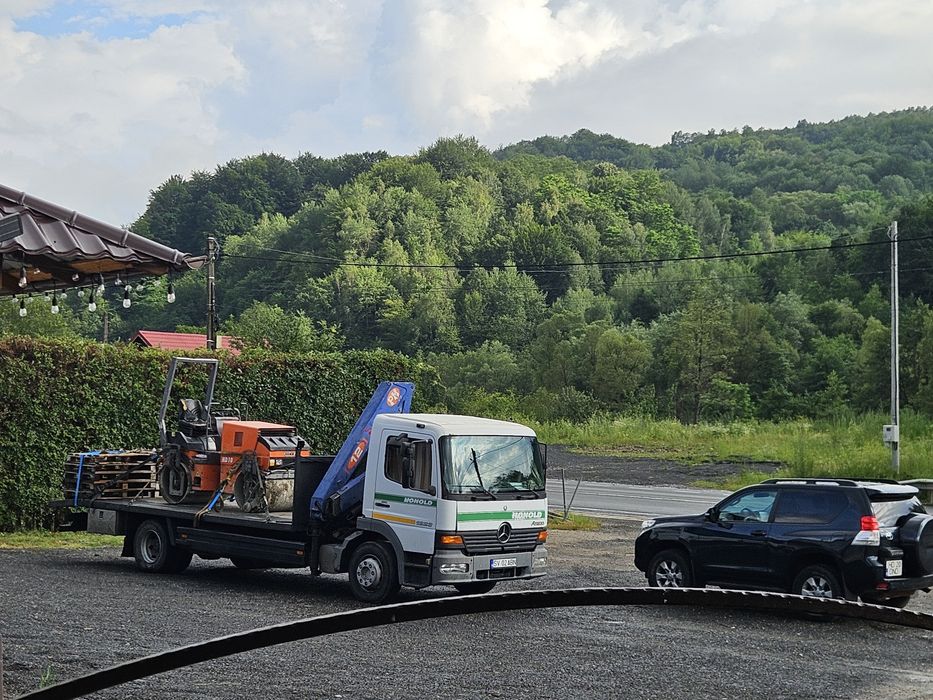Atego 1223 euro 3 autoplatforma, macara