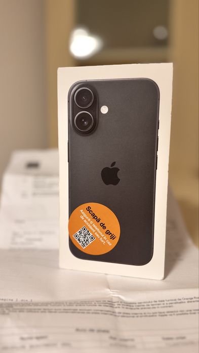 Iphone 16 128 Gb Sigilat / Black / Factura  Garantie  2 ani
