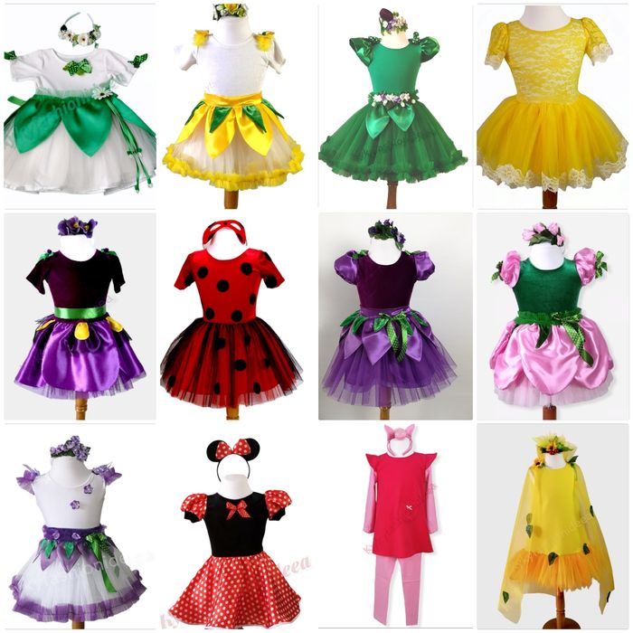 Costum pepene halloween serbare carnaval rochiță pepene fantezie