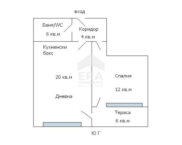 Двустаен южен апартамент за продажба, в новострояща се сграда с Акт 14