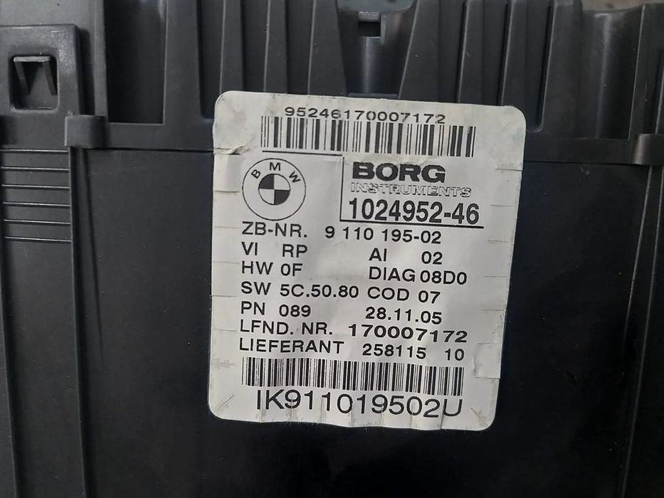 Ceasuri bord diesel bmw seria 1 e81 e87 911019502 1024952-46 25811510