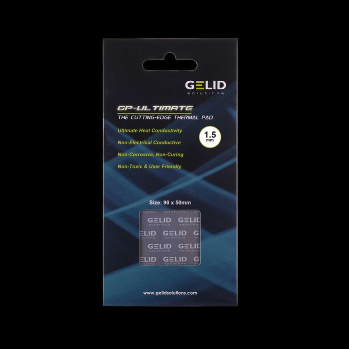 Thermal Pad Gelid GP-Ultimate 15 W/mK – 90x50x1.5mm pentru SSD M.2, VRAM, GPU - Pad Termic