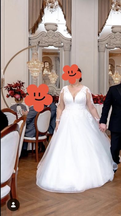 Vând rochie de mireasa 46-48
