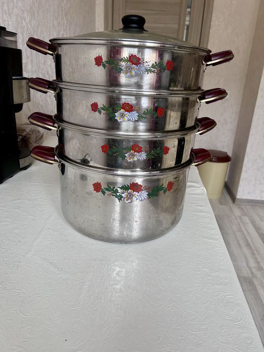 Мантоварка 3 яруса